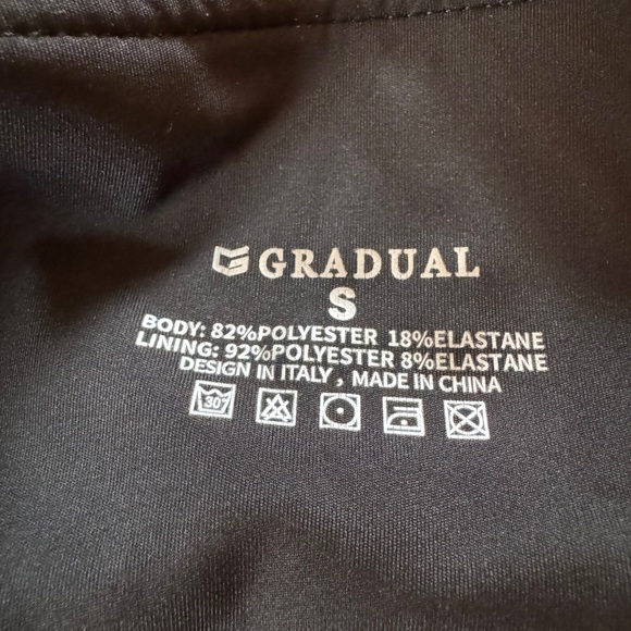 G Gradual Women's Black Athletic Skort with pockets tennis skirt golf skirt - Picture 5 of 5